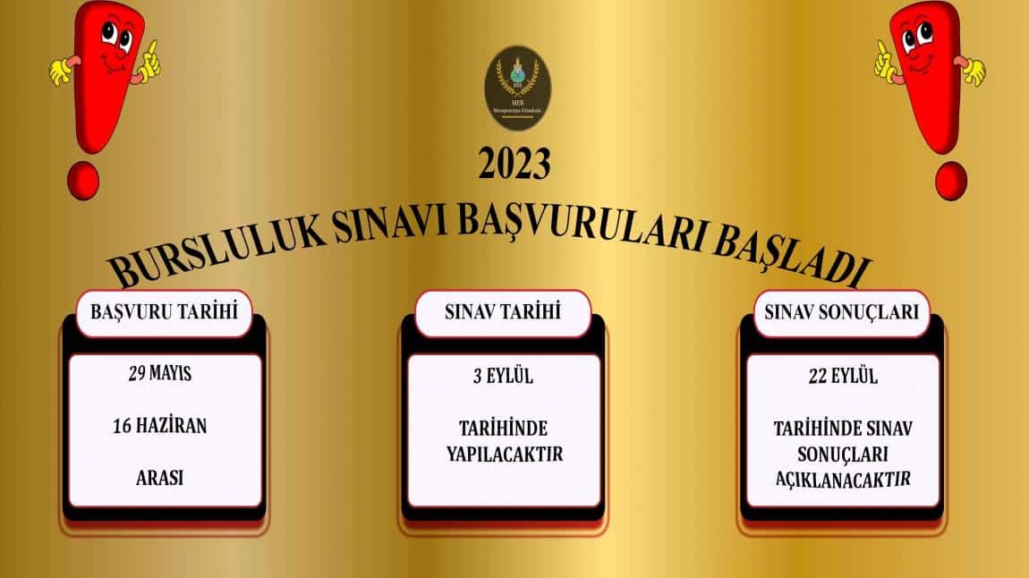 2023 Bursluluk Sınav Klavuzu Yayımlandı